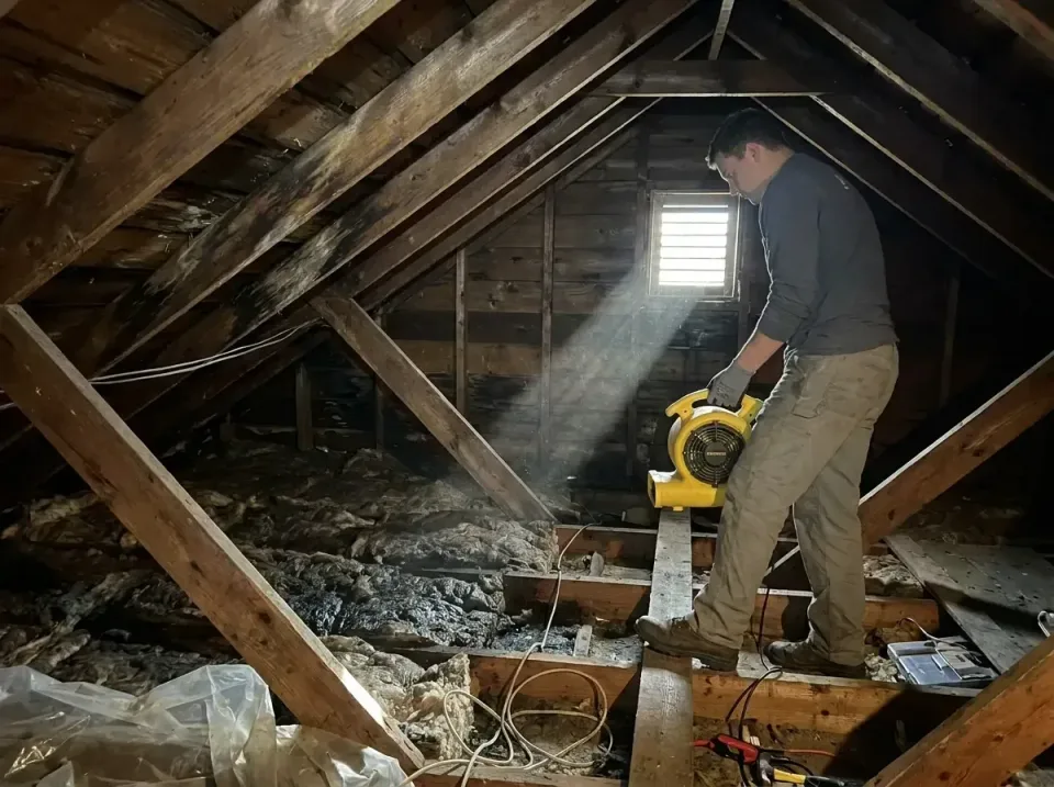 attic-water-damage-drying-proc-007 — frequently asked questions, Emergency Water Extraction & 24/7 Flood Response in East Hi…